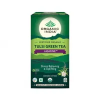 Чай Тулси с жасмином, 25 пакетиков, Органик Индия; Tulsi Jasmine Tea, 25 Tea Bags, Organic India